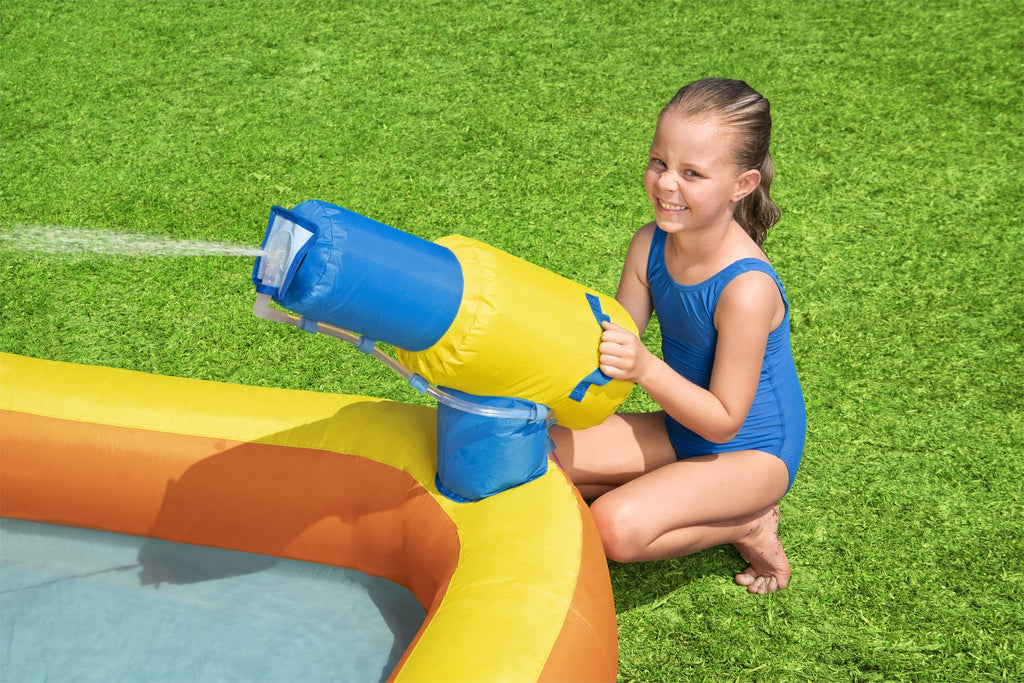 H2OGO! Super Speedway Kids Inflatable Water Park 8'8”