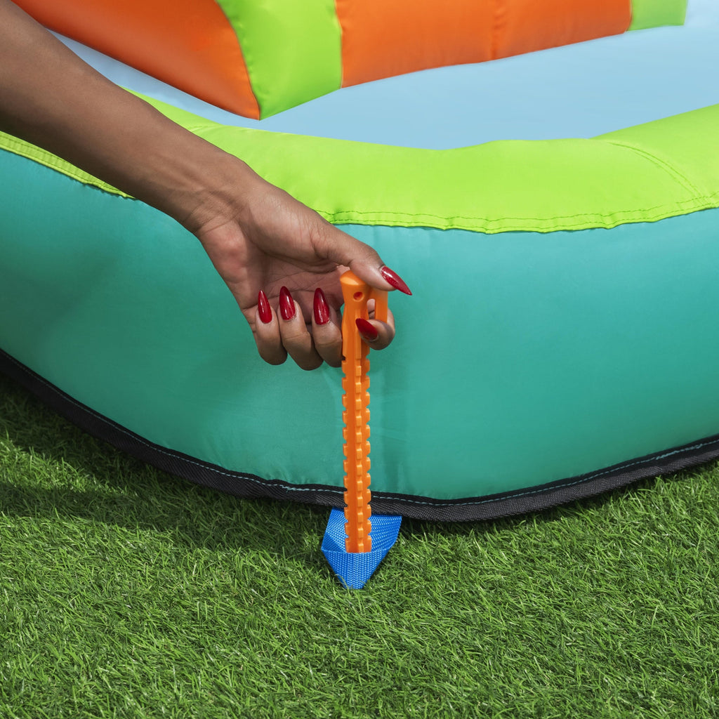 H2OGO! Kids Tropical Outdoor Inflatable Mega Bouncer