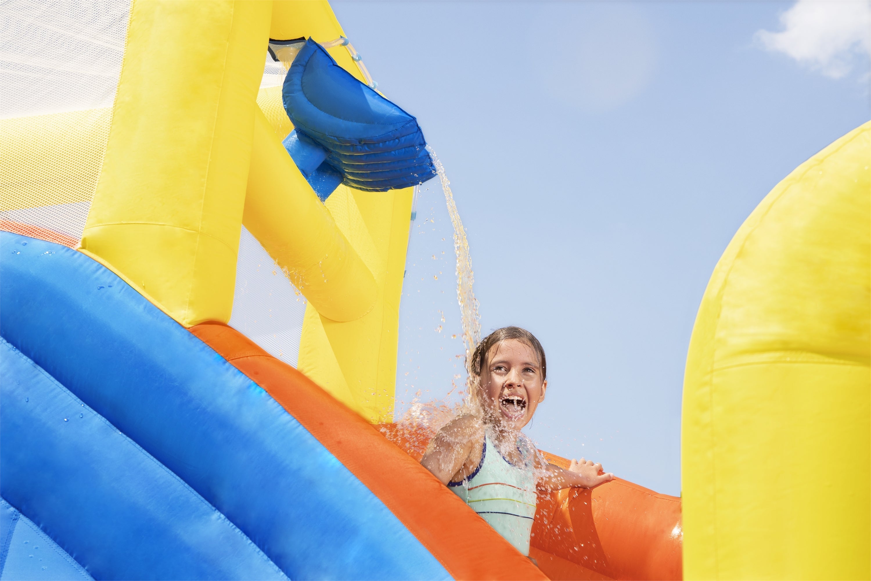 H2OGO! Super Speedway Kids Inflatable Water Park 8'8”