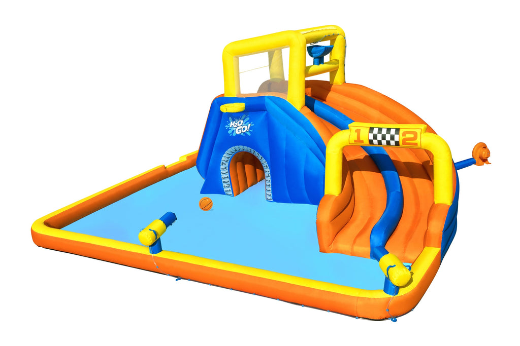 H2OGO! Super Speedway Kids Inflatable Water Park 8'8”