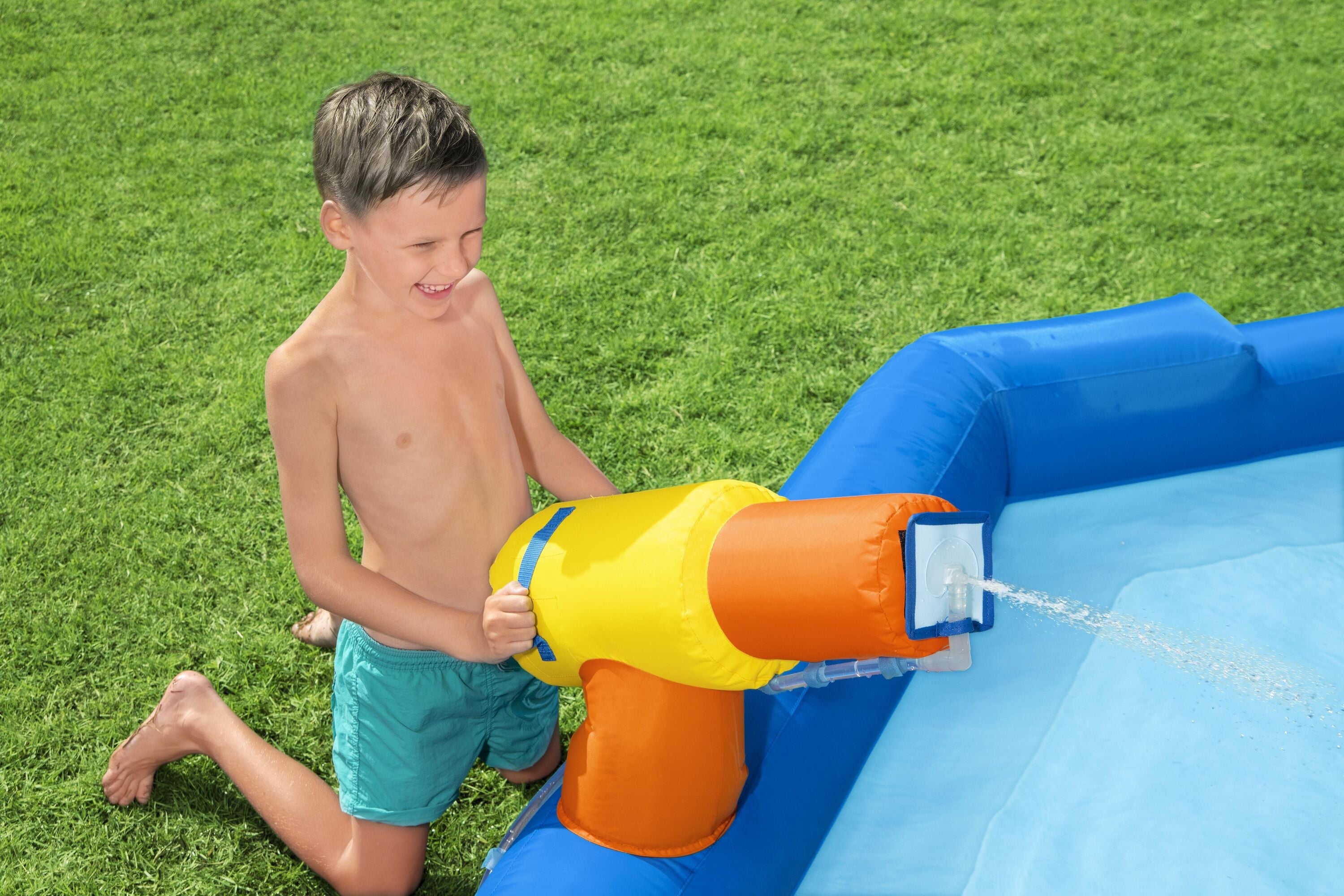 H2OGO! Wild Tide Kids Inflatable Water Park 19' 8”