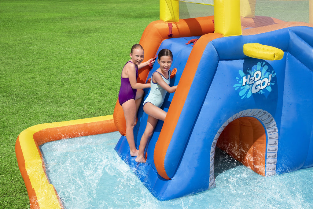 H2OGO! Super Speedway Kids Inflatable Water Park 8'8”